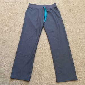 Figs Women's Gray Livingston Scrub Pants